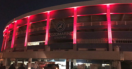 ZOZOマリンスタジアム LED投光器