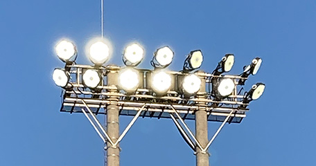 フクダ電子スタジアム LED投光器