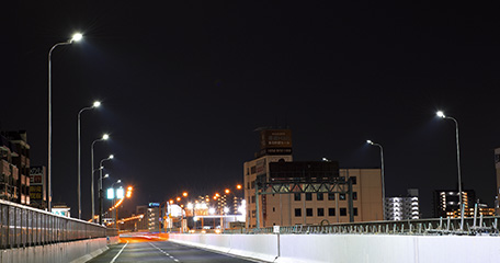 名古屋高速 LED道路照明