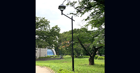 東京都　城北公園デザイン灯　LED道路照明
