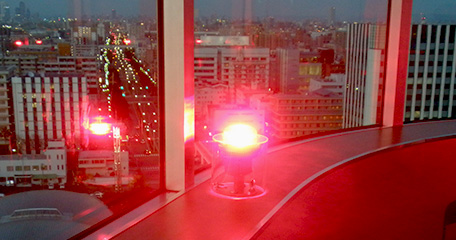 名古屋港ポートビル 航空障害灯